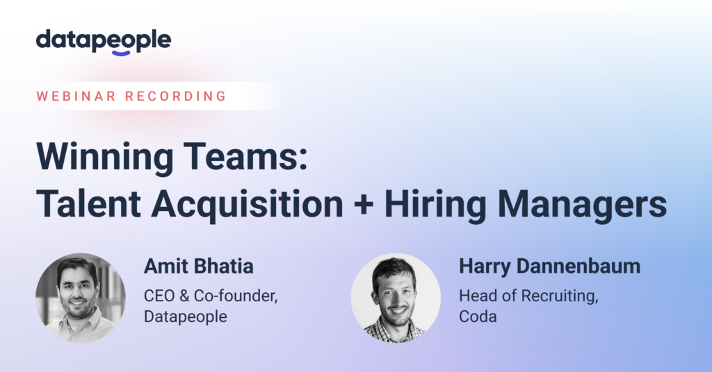 Learn from TA experts how to build the right relationships with hiring managers