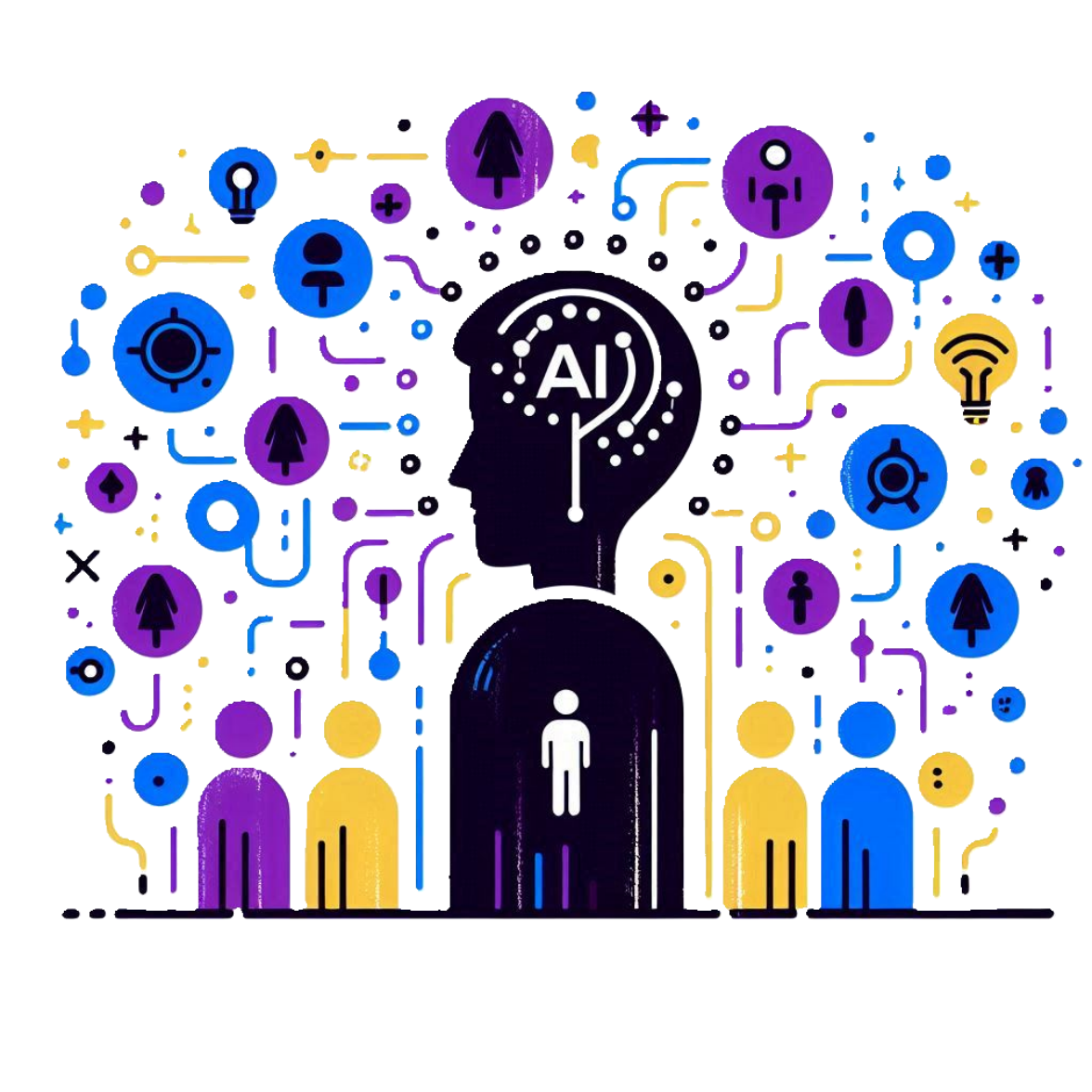 Decorative illustration of AI for The Data-Driven Guide to Embracing AI’s Transformative Power in Talent Acquisition