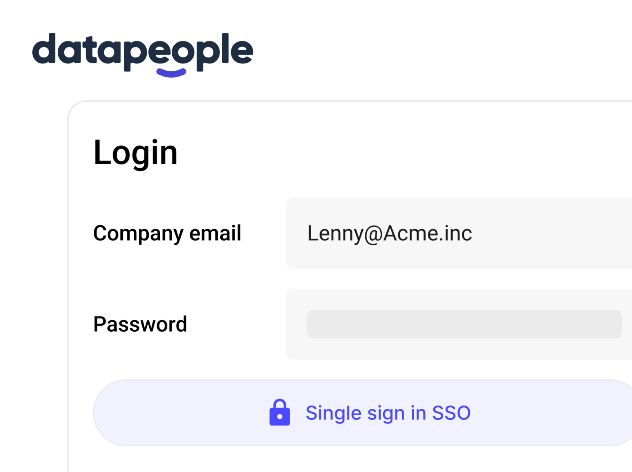 This image showcases Datapeople ATS Integration-powered SSO experiences, for enhanced security and ease